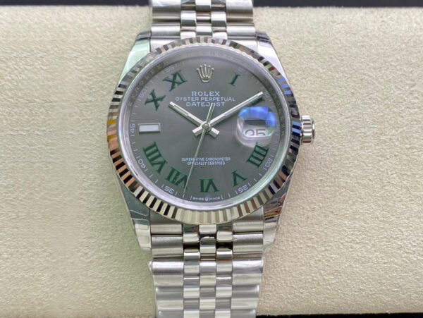 Rolex Datejust M126234-0045 EW Factory Hot Replica Watches Gray Dial - Hot Replica Watches