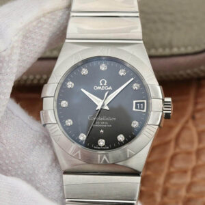 Omega Constellation 123.10.38.21.51.001 VS Factory Hot Replica Watches Silver Case - Hot Replica Watches