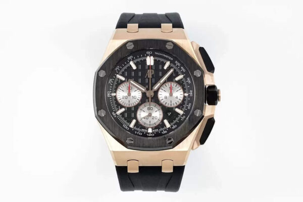 Audemars Piguet Royal Oak Offshore 26420RO.OO.A002CA.01 APF Factory Hot Replica Watches Black Strap - Hot Replica Watches