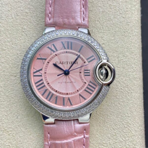 Cartier Ballon Bleu V6 Factory Hot Replica Watches Pink Dial - Hot Replica Watches