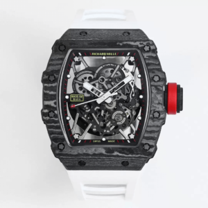 Richard Mille RM35-02 BBR Factory Hot Replica Watches White Strap - Hot Replica Watches