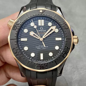 Omega Seamaster 210.62.44.20.01.001 VS Factory Hot Replica Watches Black Strap - Hot Replica Watches