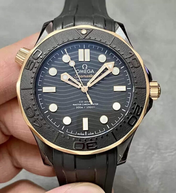 Omega Seamaster 210.62.44.20.01.001 VS Factory Hot Replica Watches Black Strap - Hot Replica Watches
