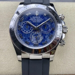 Rolex Daytona Clean Factory Hot Replica Watches Black Rubber Strap - Hot Replica Watches