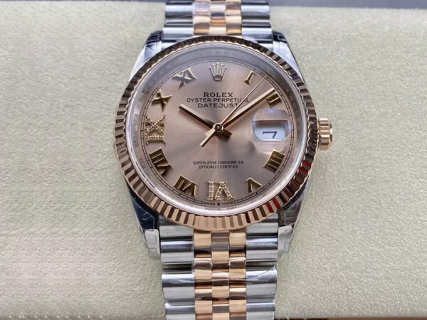 Rolex Datejust M126231-0027 VS Factory Hot Replica Watches Gold Dial - Hot Replica Watches