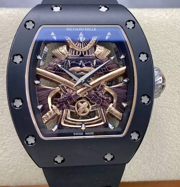 Richard Mille RM47 YS Factory Hot Replica Watches Black Case - Hot Replica Watches