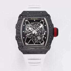 Richard Mille RM35-01 BBR Factory Hot Replica Watches White Strap - Hot Replica Watches