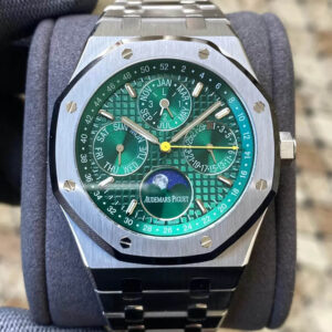 Audemars Piguet Royal Oak 26606ST.OO.1220ST.01 APS Factory Hot Replica Watches Green Dial - Hot Replica Watches