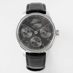 IWC Portuguese IW503301 APS Factory Hot Replica Watches Black Strap - Hot Replica Watches