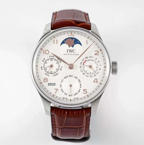 IWC Portuguese IW503307 APS Factory Hot Replica Watches Brown Strap - Hot Replica Watches