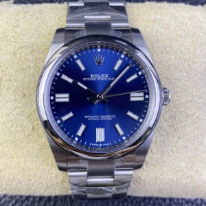 Rolex Oyster Perpetual M124300-0003 Clean Factory Hot Replica Watches Blue Dial - Hot Replica Watches