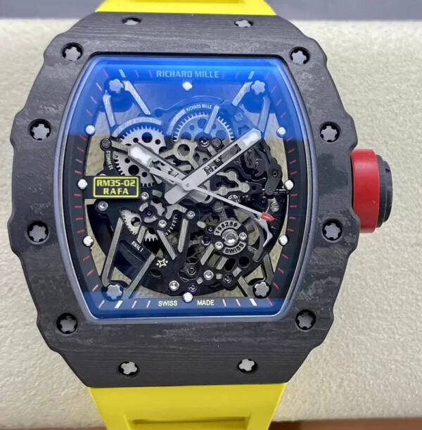 Richard Mille RM35-02 T+ Factory Hot Replica Watches Black Gray Case - Hot Replica Watches