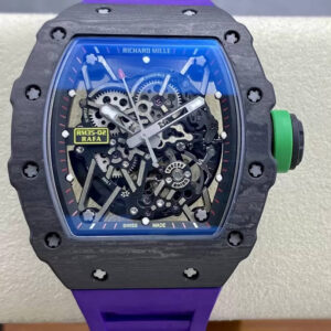 Richard Mille RM35-02 T+ Factory Hot Replica Watches Purple Strap - Hot Replica Watches