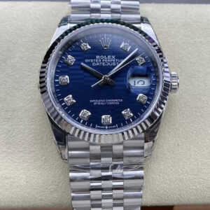 Rolex Datejust M126234-0057 VS Factory Hot Replica Watches Blue Dial - Hot Replica Watches