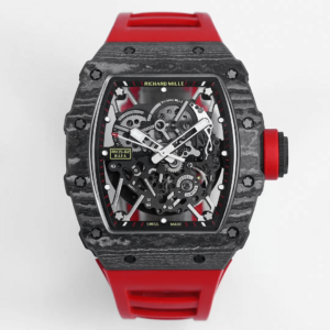 Richard Mille RM35-02 BBR Factory Hot Replica Watches Red Strap - Hot Replica Watches