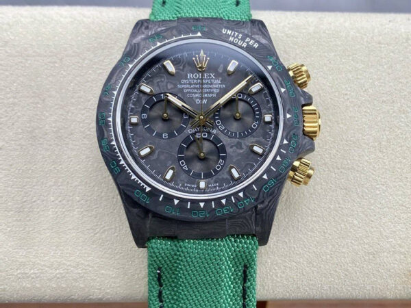 Rolex Daytona Noob Factory Hot Replica Watches Green Strap - Hot Replica Watches