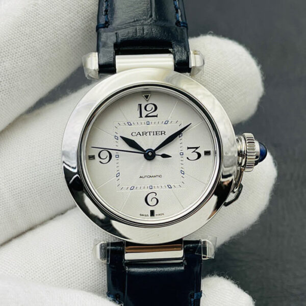 Cartier Pasha WSPA0012 BV Factory Hot Replica Watches Black Strap - Hot Replica Watches