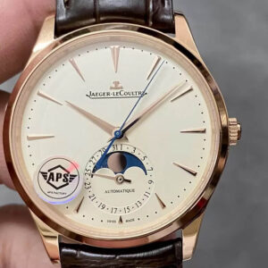 Jaeger-LeCoultre Master 1362520 APS Factory Hot Replica Watches Brown Strap - Hot Replica Watches