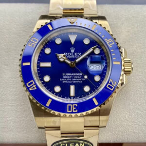 Rolex Submariner M126618lb-0002 Clean Factory Hot Replica Watches Gold Case - Hot Replica Watches