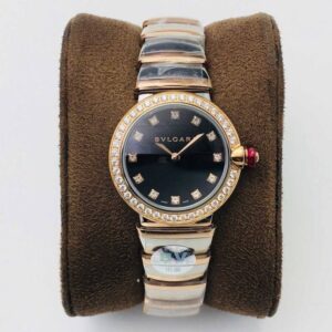 Bvlgari LVCEA BV Factory Hot Replica Watches Black Diamond Dial - Hot Replica Watches