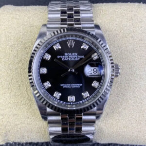 Rolex Datejust M126234-0027 Clean Factory Hot Replica Watches Diamond Black Dial - Hot Replica Watches