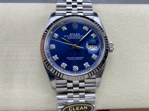 Rolex Datejust M126234-0037 Clean Factory Hot Replica Watches Blue Dial - Hot Replica Watches