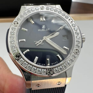 Hublot Classic Fusion HB Factory Hot Replica Watches Black Strap - Hot Replica Watches