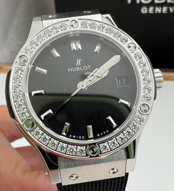 Hublot Classic Fusion HB Factory Hot Replica Watches Black Strap - Hot Replica Watches