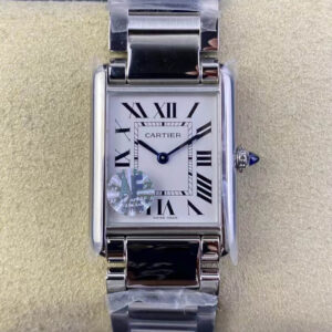 Cartier Tank WSTA0052 AF Factory Hot Replica Watches White Dial - Hot Replica Watches