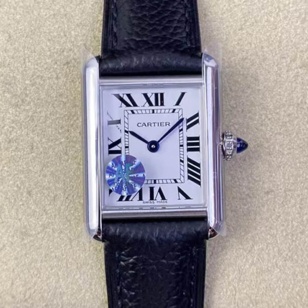 Cartier Tank WSTA0042 AF Factory Hot Replica Watches White Dial - Hot Replica Watches
