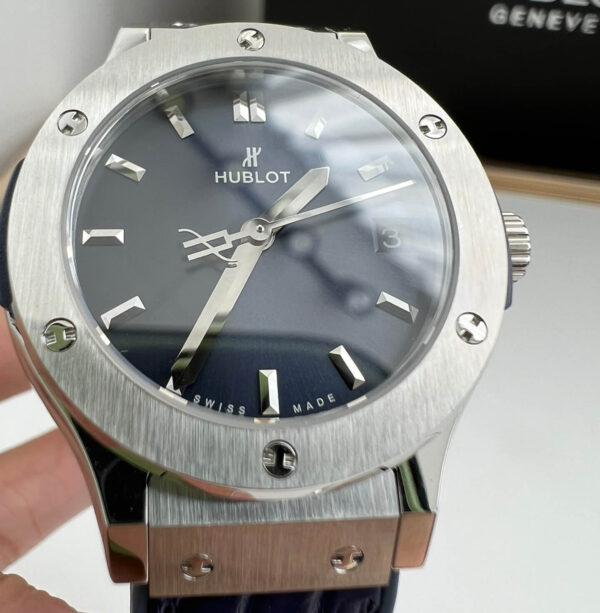 Hublot Classic Fusion 581.NX.7170.LR HB Factory Hot Replica Watches Blue Strap - Hot Replica Watches
