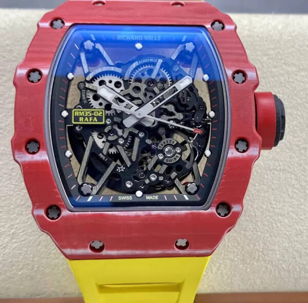 Richard Mille RM35-02 T+ Factory Hot Replica Watches Red Case - Hot Replica Watches