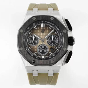 Audemars Piguet Royal Oak Offshore 26420SO.OO.A600CA.01 APF Factory Hot Replica Watches Khaki Strap - Hot Replica Watches