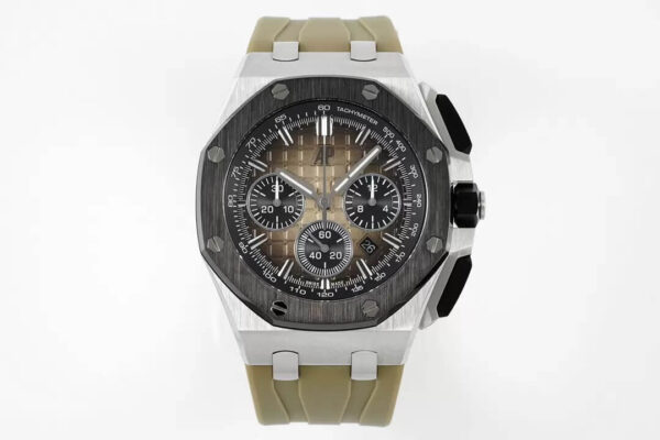 Audemars Piguet Royal Oak Offshore 26420SO.OO.A600CA.01 APF Factory Hot Replica Watches Khaki Strap - Hot Replica Watches