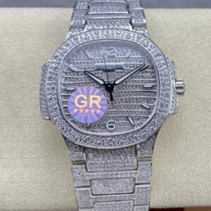Patek Philippe Aquanaut 7118/1450G-001 GR Factory Hot Replica Watches Diamond Starp - Hot Replica Watches