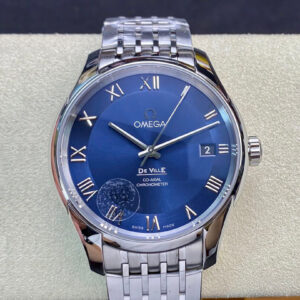 Omega De Ville 431.10.41.21.03.001 VS Factory Hot Replica Watches Blue Dial - Hot Replica Watches