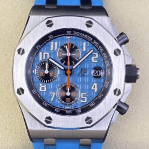 Audemars Piguet Royal Oak Offshore 26238ST.OO.A340CA.01 APF Factory Hot Replica Watches Blue Strap - Hot Replica Watches