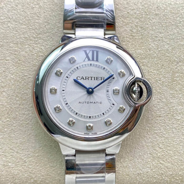Cartier Ballon Bleu WE902074 V6 Factory Hot Replica Watches Silver Case - Hot Replica Watches