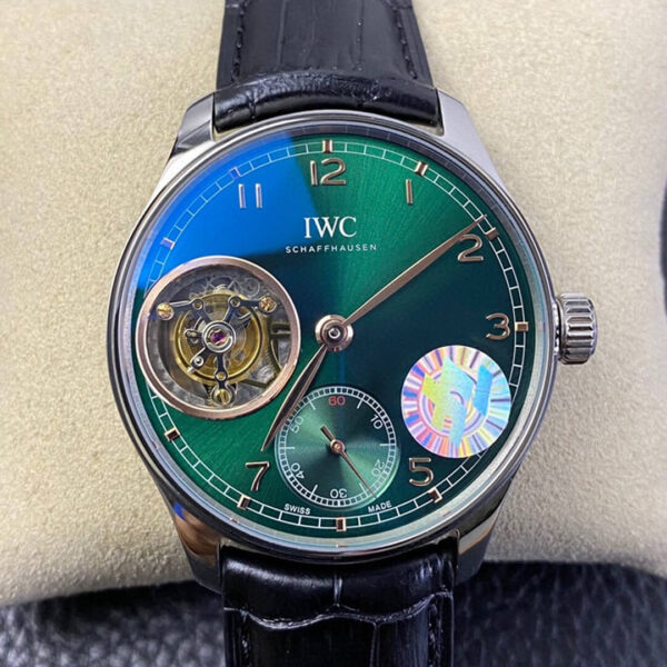 IWC Portuguese ZF Factory Hot Replica Watches Black Strap - Hot Replica Watches