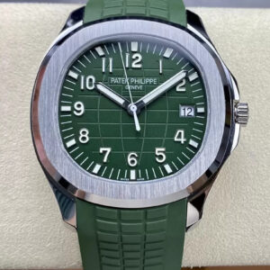 Patek Philippe Aquanaut 5168G-010 3K Factory Hot Replica Watches Green Strap - Hot Replica Watches Site title Title Separator
