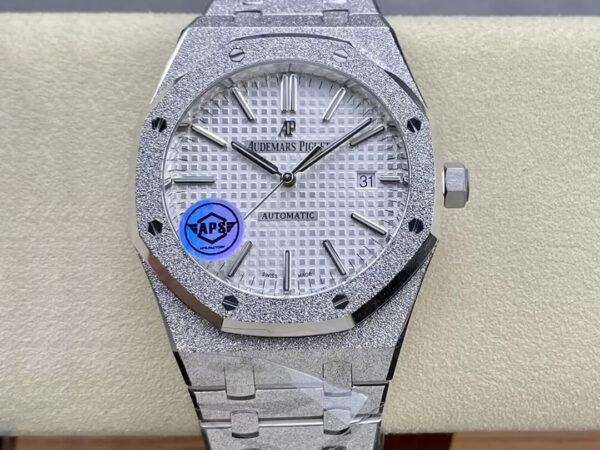 Audemars Piguet Royal Oak 15410 APS Factory Hot Replica Watches Silver Case - Hot Replica Watches