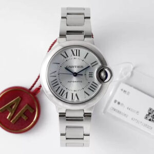 Cartier Ballon Bleu WSBB0062 AF Factory Hot Replica Watches Silver Dial - Hot Replica Watches