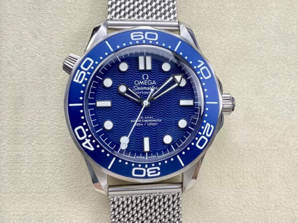 Omega Seamaster 210.30.42.20.03.002 VS Factory Hot Replica Watches Blue Dial - Hot Replica Watches