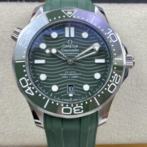 Omega Seamaster 210.32.42.20.10.001 VS Factory Hot Replica Watches Green Strap - Hot Replica Watches
