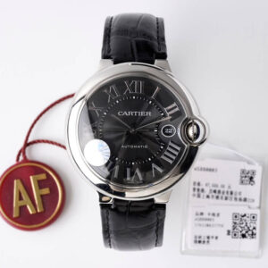 Cartier Ballon Bleu WSBB0003 AF Factory Hot Replica Watches Black Strap - Hot Replica Watches
