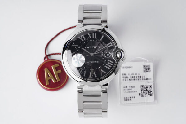 Cartier Ballon Bleu W6920042 AF Factory Hot Replica Watches Black Dial - Hot Replica Watches