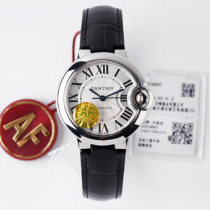 Cartier Ballon Bleu W6920085 AF Factory Hot Replica Watches Black Strap - Hot Replica Watches