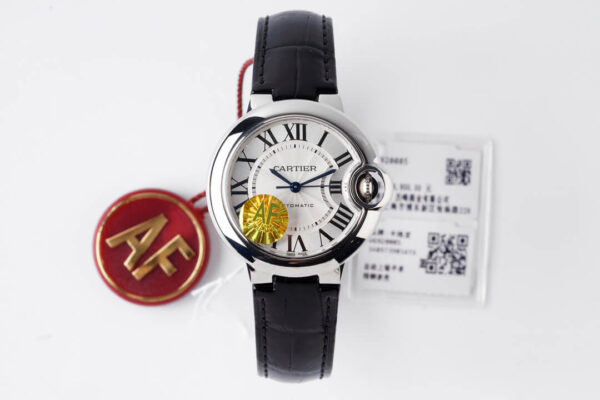 Cartier Ballon Bleu W6920085 AF Factory Hot Replica Watches Black Strap - Hot Replica Watches