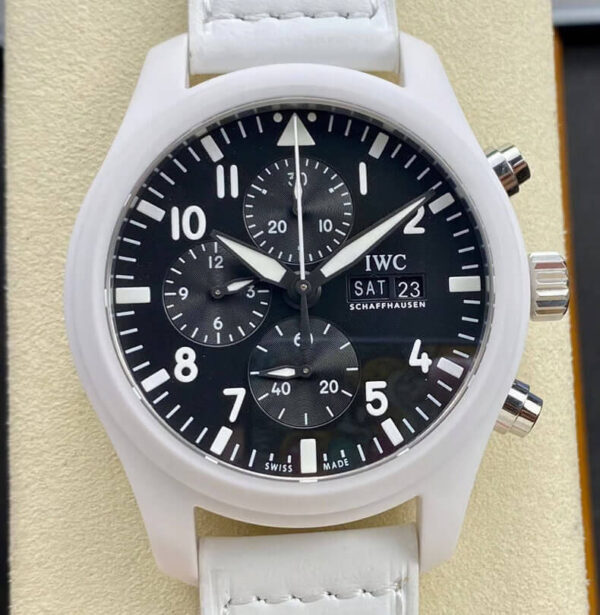 IWC Pilot IW389105 TPS Factory Hot Replica Watches White Case - Hot Replica Watches