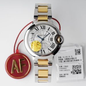 Cartier Ballon Bleu W2BB0002 AF Factory Hot Replica Watches Silver White Dial - Hot Replica Watches